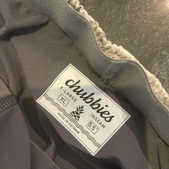 Chubbies Light Gray Patterned Shorts - Picture 5 of 5